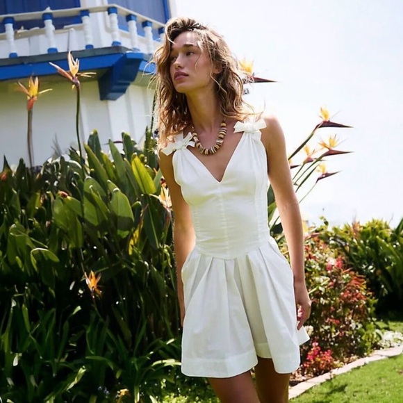 Free People Dresses & Skirts - Free People NWOT | Lennon Mini Dress in Ivory | Size Large